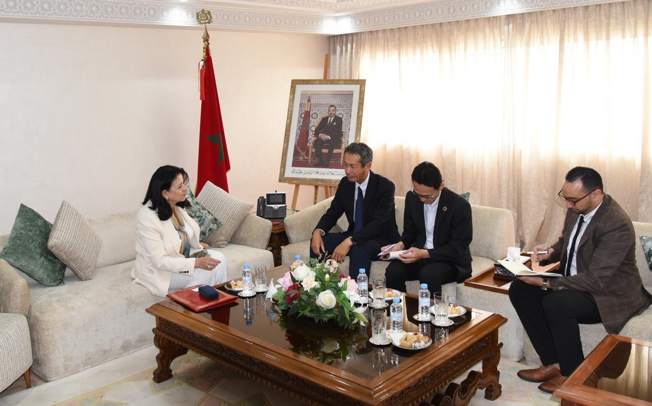 Madame La Ministre a reçu, le 18 juin 2025, M. Tomoyuki Kawabata, Représentant Résident de l'Agence Japonaise de Coopération Internationale (JICA) au Maroc.