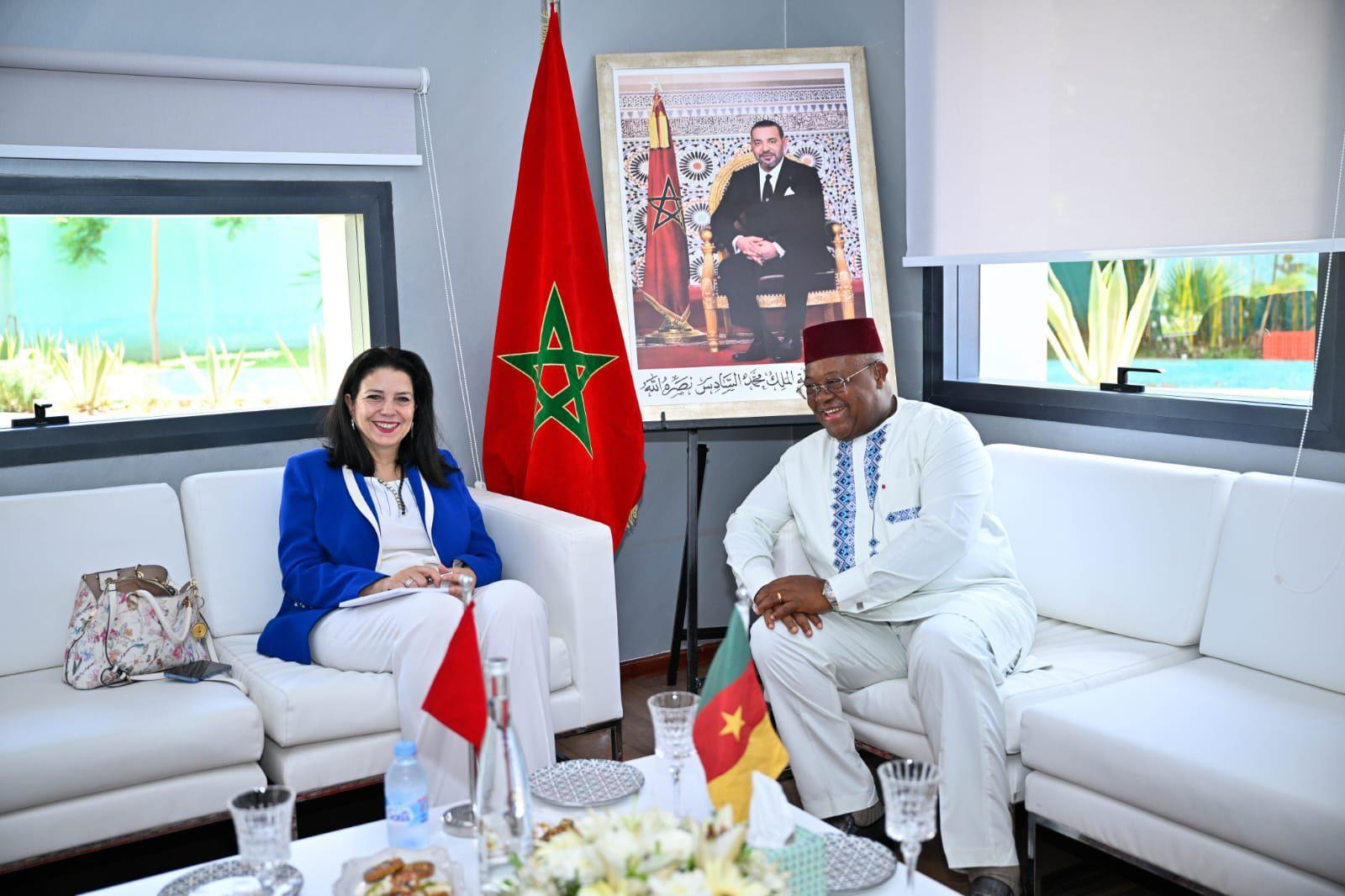Madame la Ministre a accueilli des responsables africains, en marge de la clôture de la soixantième session du conseil d'administration du Centre africain de Recherche Administrative et de Formation pour le Développement (CAFRAD).
