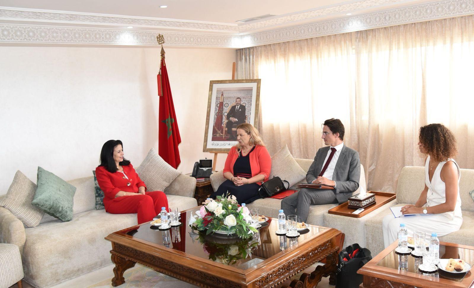 Madame la Ministre a reçu, le 15 juillet 2025, Madame Nadia Hai, ambassadrice déléguée interministérielle à la Méditerranée.