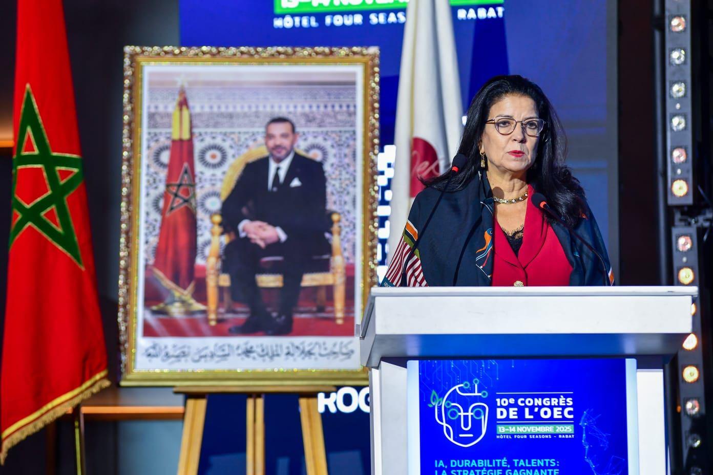 Madame la Ministre Amal El Fallah SEGHROUCHNI a participé, le 13 novembre 2025, à la 10ᵉ édition du Congrès de l’Ordre des Experts-Comptables.