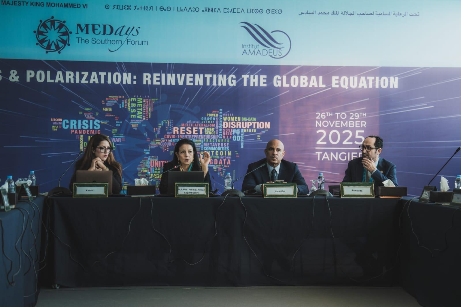 Madame la Ministre a participé, le 27 novembre 2025, aux travaux du Forum MedDays.