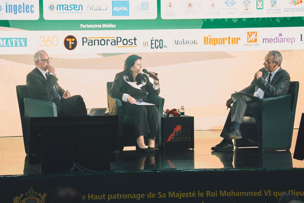 Madame la Ministre a pris part, à la séance plénière dans le cadre de la 5ᵉ édition du Forum Maroc Diplomatique Sahara à Dakhla, consacrée à « La gouvernance territoriale et l’équité hydrique : le développement du Sud comme modèle d’équilibre national ».