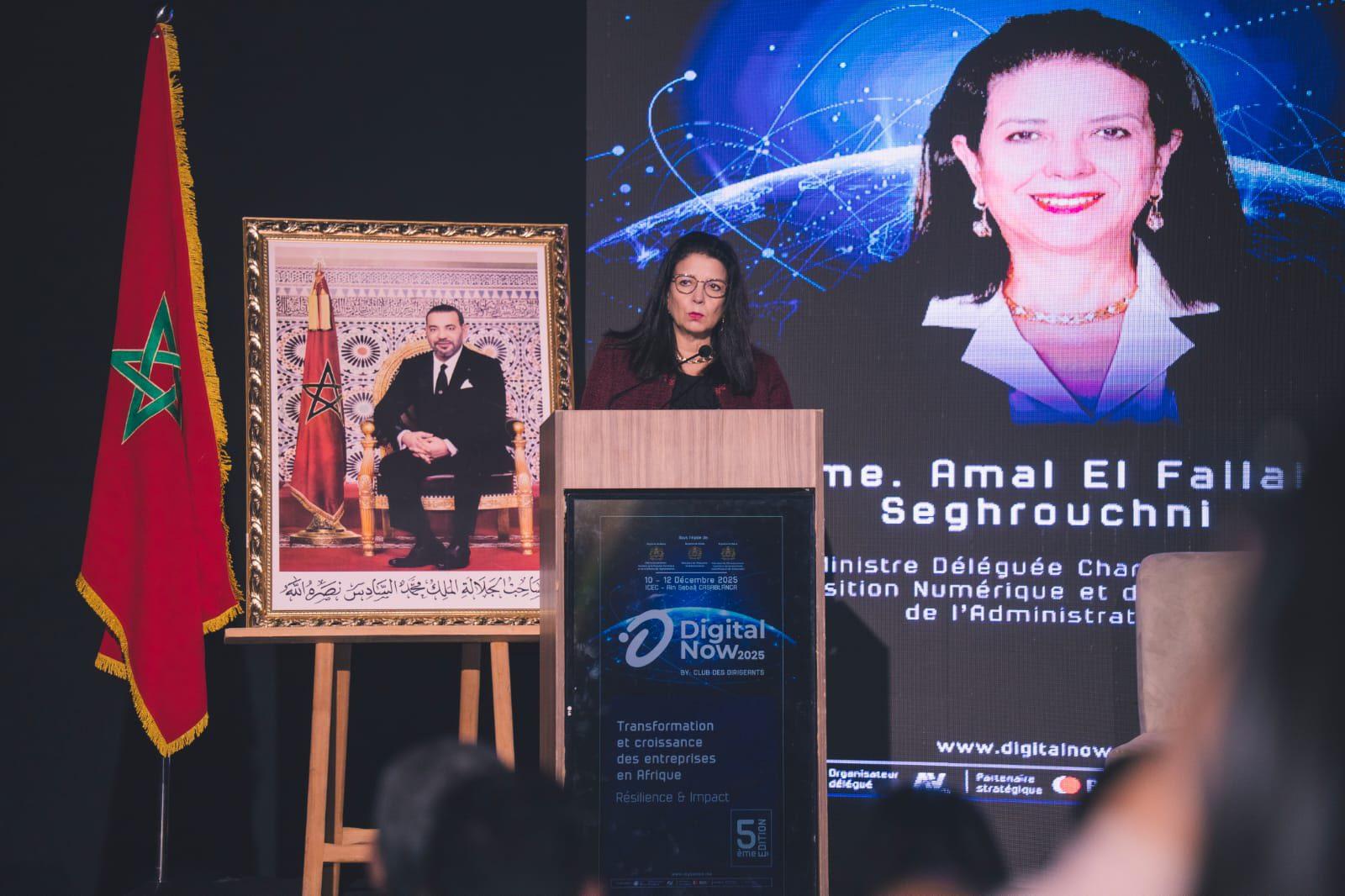 Madame la Ministre Amal El Fallah Seghrouchni a présidé la cérémonie de clôture de Digital Now