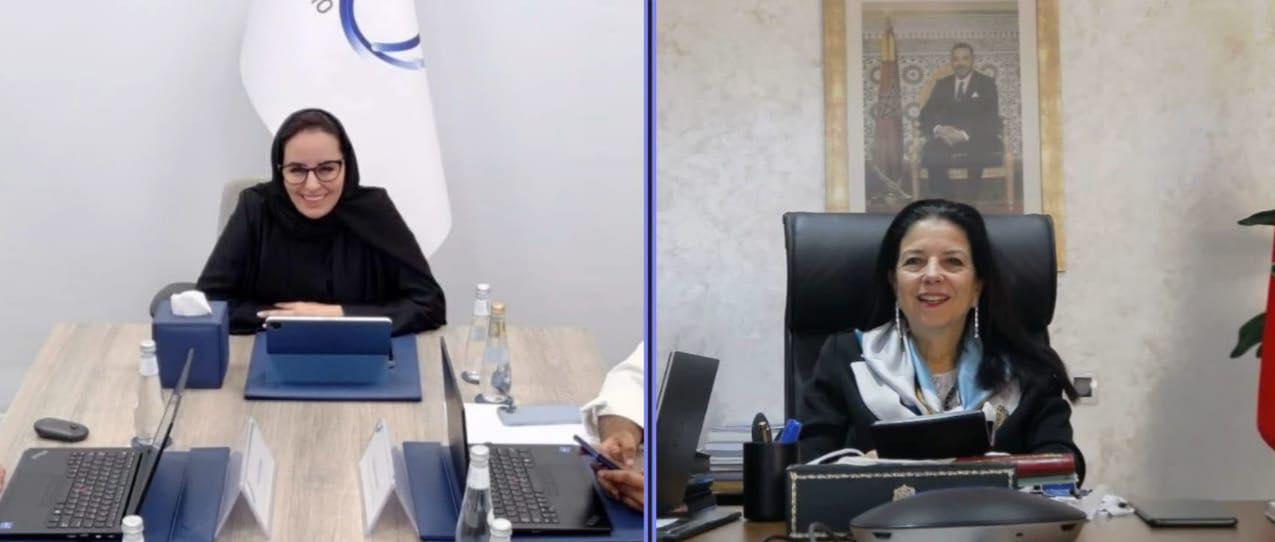 Madame la Ministre a tenu, le 02 décembre 2025, une réunion de travail avec la Secrétaire générale de la Digital Cooperation Organization (DCO).