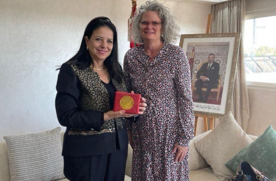 Rencontre de Madame la Ministre avec Madame l'Ambassadeur des USA