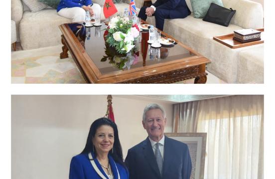 Madame la Ministre a reçu, mardi 20 mai 2025, Monsieur Sir John Chipman, Président exécutif de l’Institut international d’études stratégiques (IISSI).