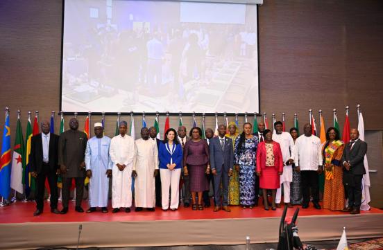 Madame la Ministre a assisté à la clôture de la soixantième session du conseil d'administration du Centre africain de Recherche Administrative et de Formation pour le Développement (CAFRAD).