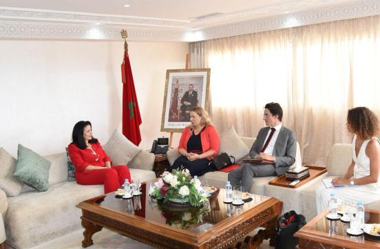 Madame la Ministre a reçu, le 15 juillet 2025, Madame Nadia Hai, ambassadrice déléguée interministérielle à la Méditerranée.