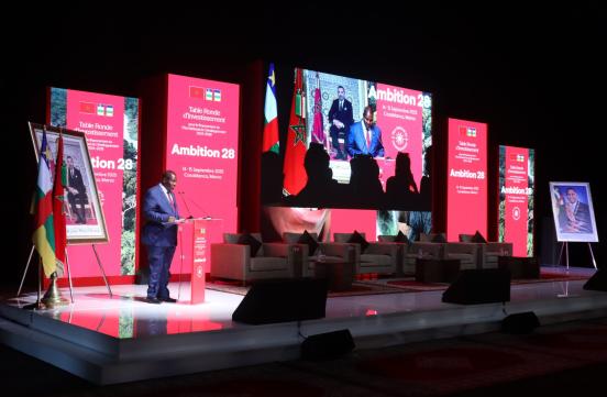 Madame la Ministre a participé à la cérémonie d’ouverture internationale sur le financement du Plan National de Développement de la République centrafricaine.