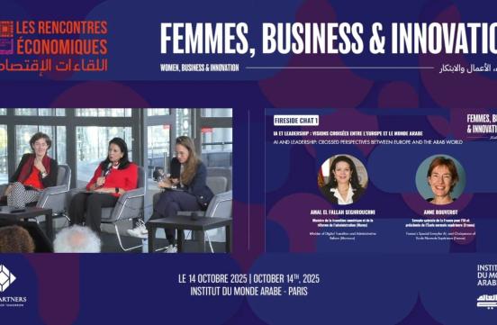 Madame la Ministre a pris part à la seizième édition des Rencontres Économiques du Monde Arabe, organisée à l’Institut du Monde Arabe à Paris.