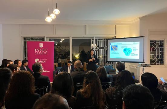 Madame la Ministre a donné une conférence sous le thème « Le Maroc face à l’IA : Opportunités, cadres et enjeux », organisée par ESSEC Alumni Maroc x Maison des Alumni.