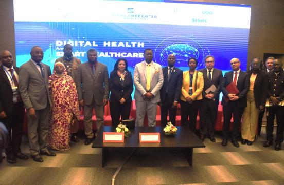 Madame la Ministre a ouvert, le mardi 10 février 2026, les travaux du Congrès Health Tech 2026 – The Global Summit of Digital Health, organisé au siège du CAFRAD.