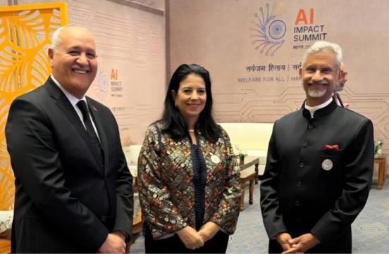 Madame la Ministre a pris part aux travaux de l’India AI Impact Summit 2026, tenu à New Delhi entre les 17-20 février 2026