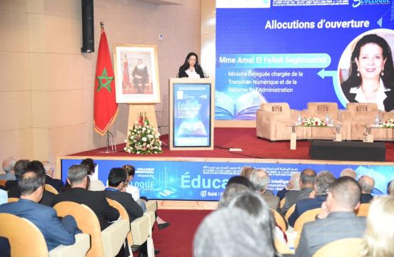 Madame la Ministre, Amal El Fallah Seghrouchni, est intervenue à l’ouverture du colloque international « L’éducation et l’intelligence artificielle : innovation technologique et responsabilité sociale »