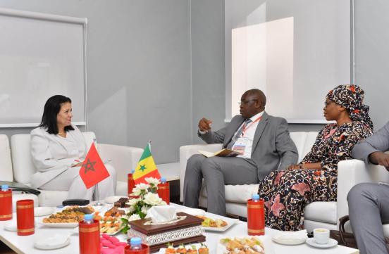 Suite aux travaux du Comité exécutif et de la 61ᵉ session du Conseil d’administration CAFRAD, Madame la Ministre s’est entretenue avec Mr. Le Ministre de la Fonction publique, du Travail et la Réforme du service public du Sénégal.