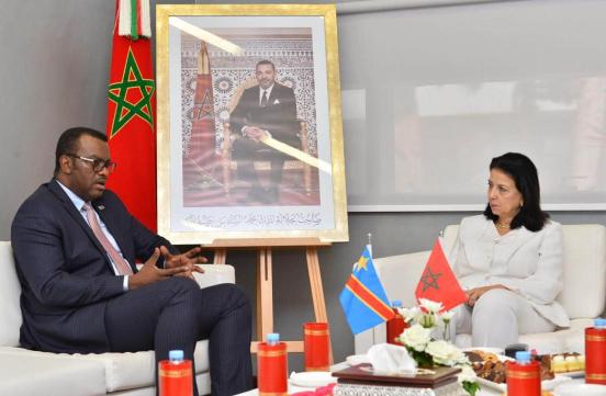 Suite aux travaux du Comité exécutif et de la 61ᵉ session du Conseil d’administration du CAFRAD ainsi que du 17ᵉ Forum ministériel africain, Madame la Ministre a tenu une rencontre avec Mr. le Vice-Premier ministre de la République démocratique du Congo