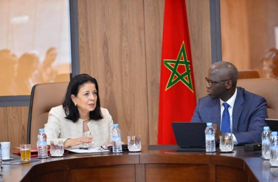 Madame la Ministre a reçu, le 22 juillet 2026, au siège du Ministère, Mr. Ousmane Dione, Vice-président de la Banque mondiale pour la région Moyen-Orient et Afrique du Nord, Afghanistan et Pakistan (MENAAP).