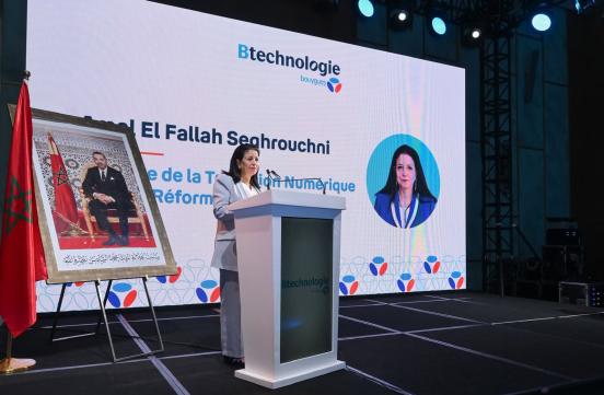 Madame la ministre a participé, le 16 septembre 2026 à Rabat, à la cérémonie d’inauguration de Btechnologie, filiale marocaine de Bouygues Telecom.